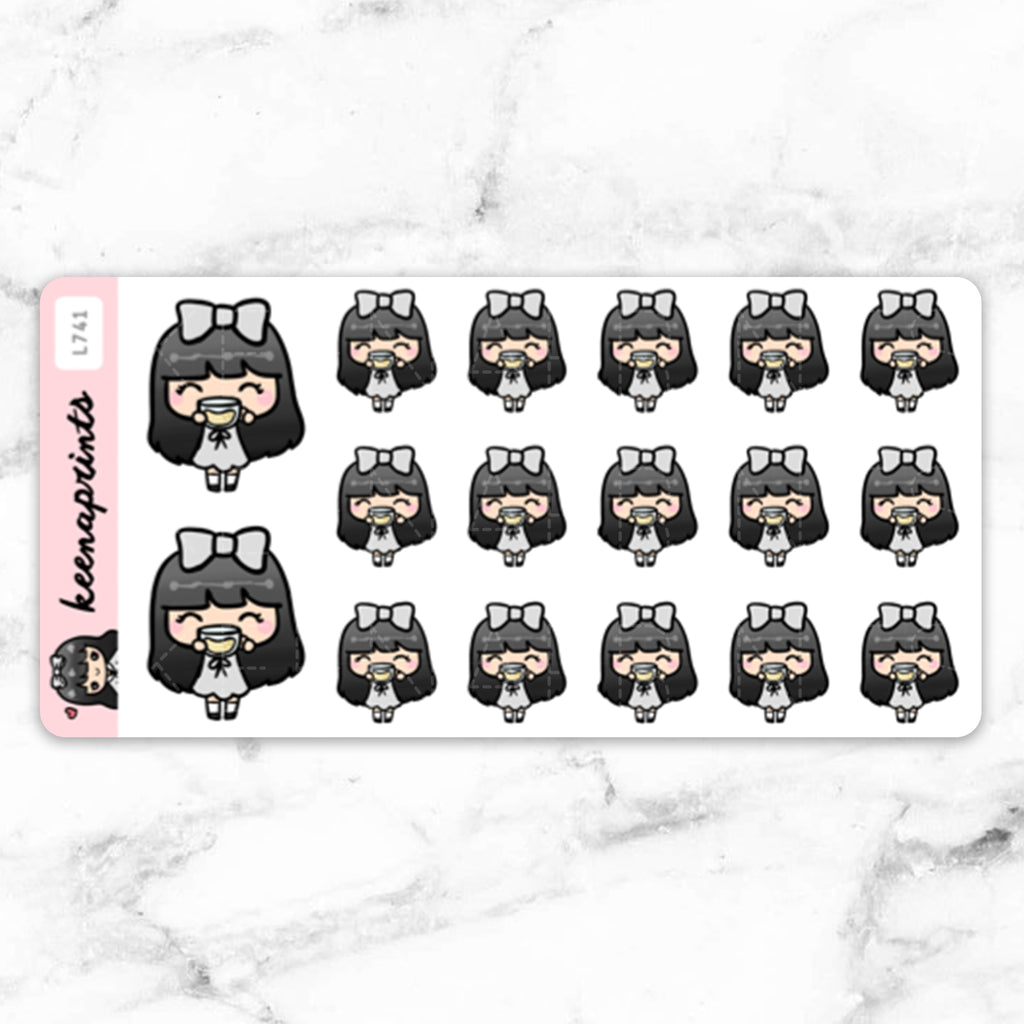 TEA TIME STICKERS & CLIP ART | KEENA GIRLS
