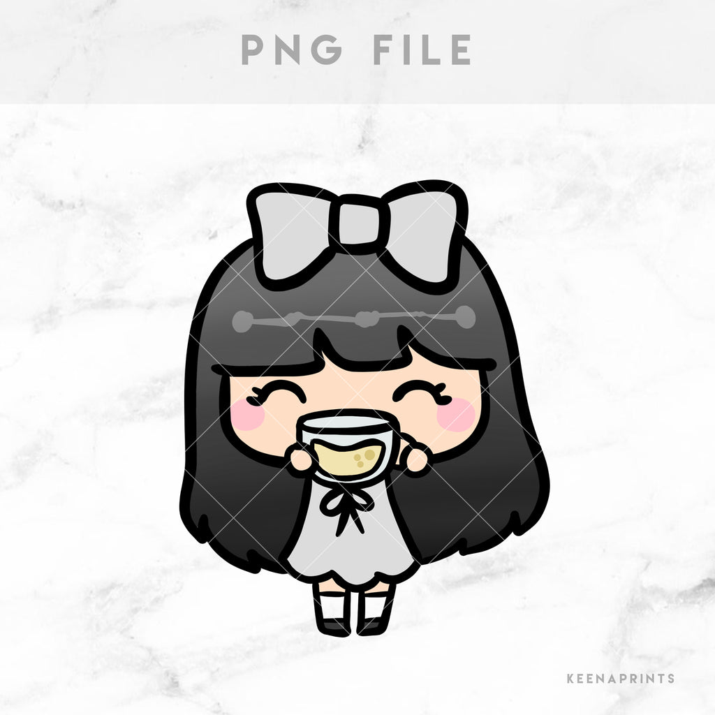 TEA TIME STICKERS & CLIP ART | KEENA GIRLS