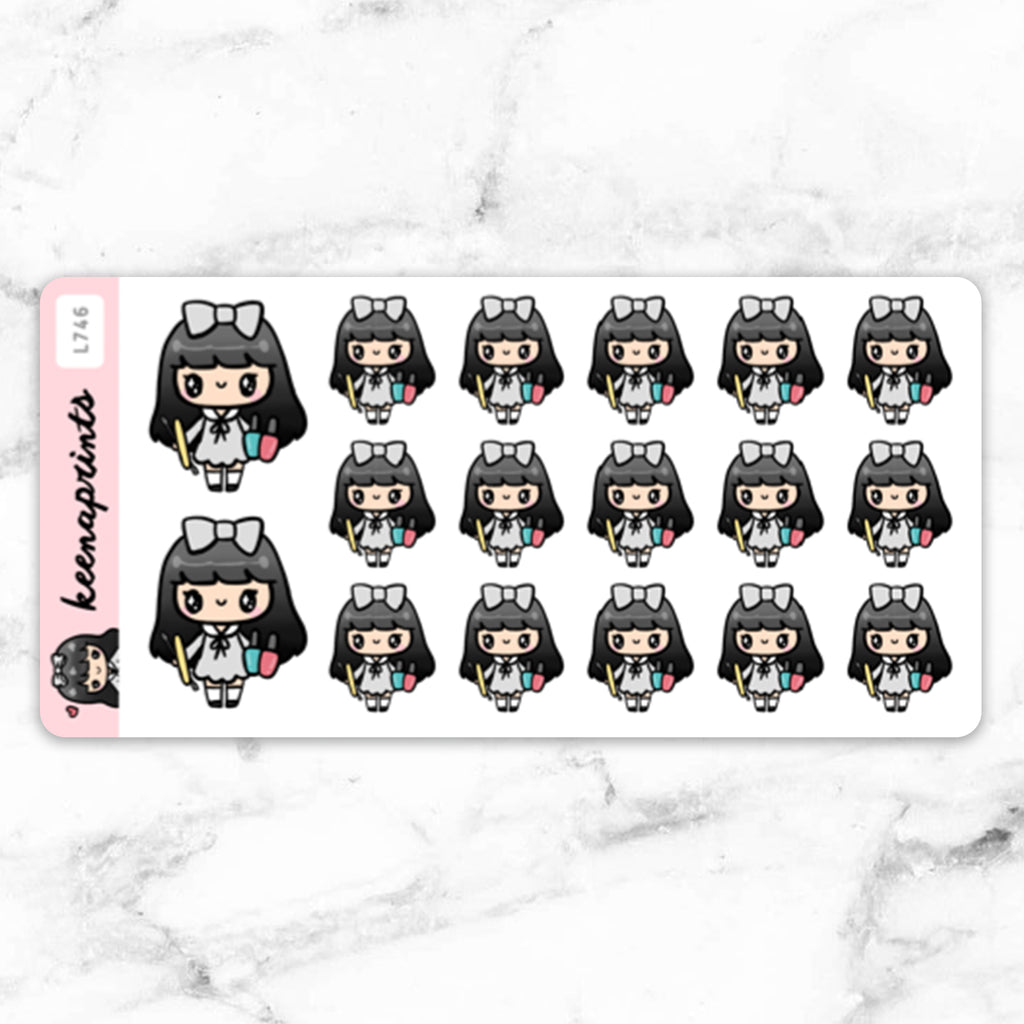 MANICURE / PEDICURE STICKERS & CLIP ART | KEENA GIRLS