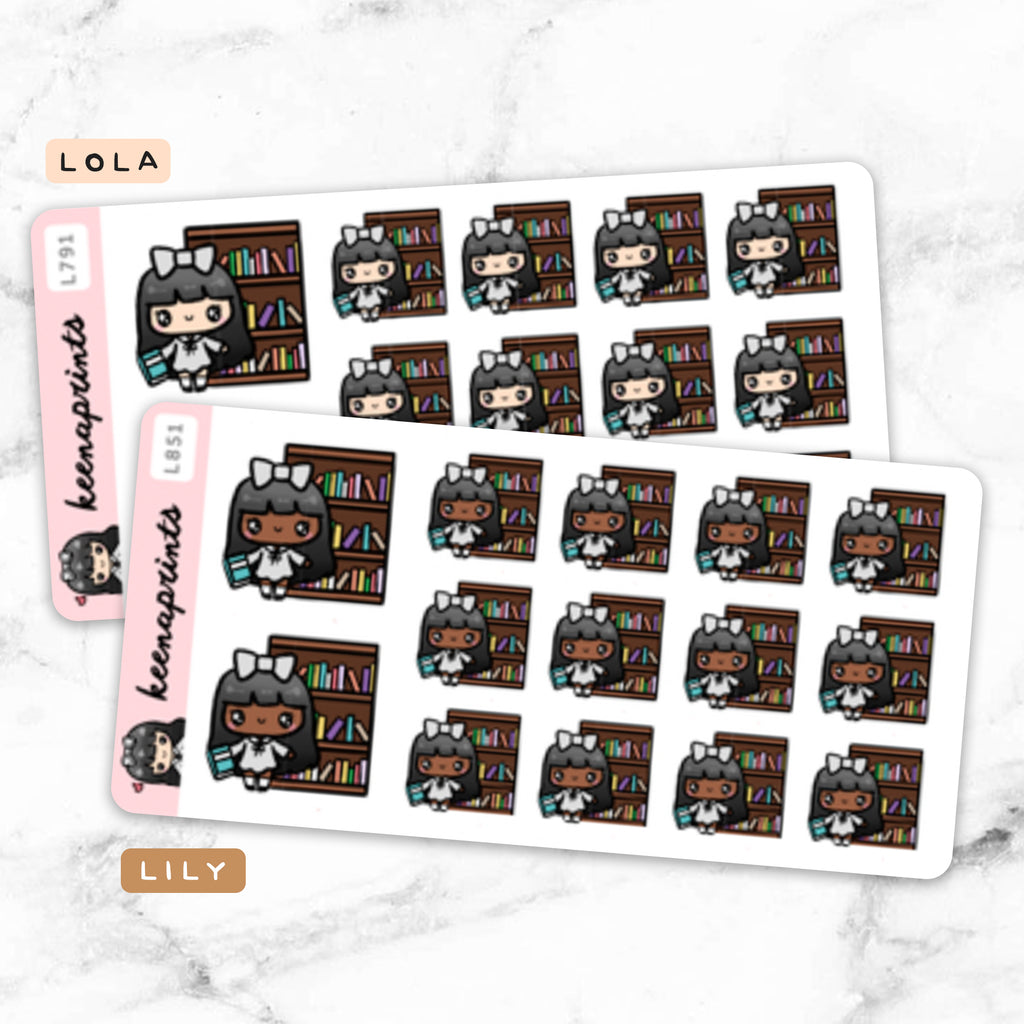 READ TEXTBOOK / MODULES STICKERS & CLIP ART | KEENA GIRLS