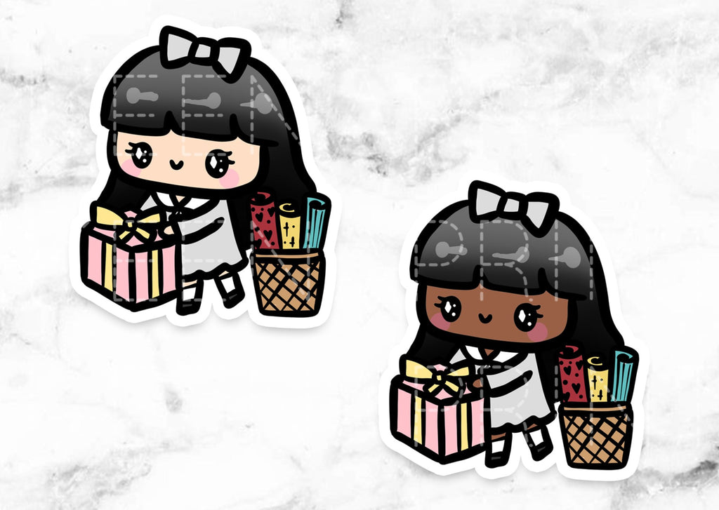 WRAP GIFTS STICKERS & CLIP ART | KEENA GIRLS