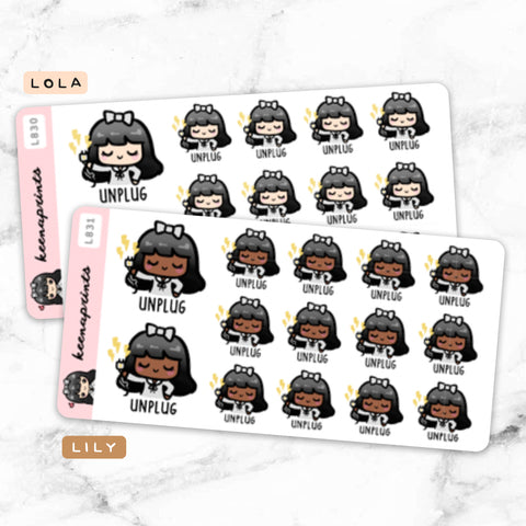 NOT IN THE MOOD STICKERS & CLIP ART | KEENA GIRLS