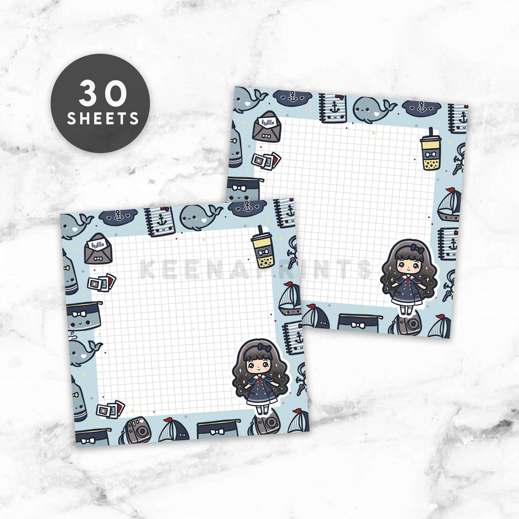 NAUTICAL LOLITA NOTEPAD - NP004