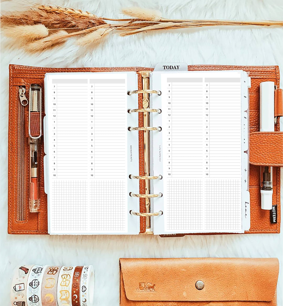 PP048 | WEEK ON 4 PAGES PLANNER PRINTABLE INSERT