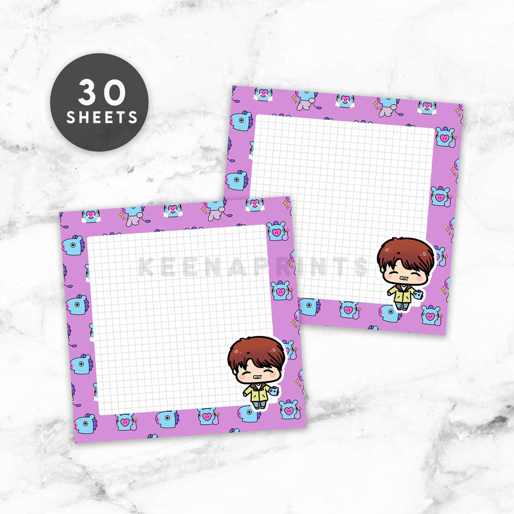 JHOPE BTS KPOP CHIBI NOTEPAD - NP012