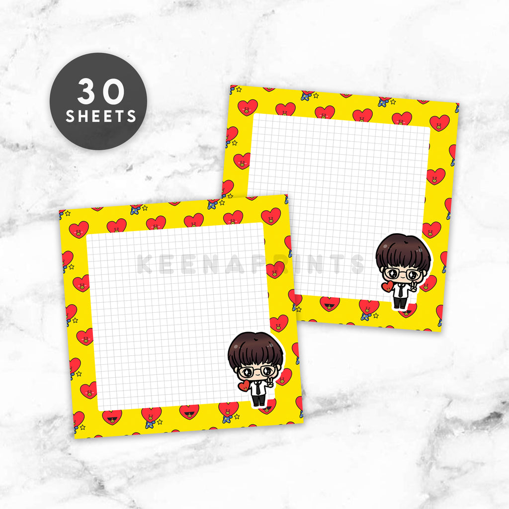 V BTS CHIBI NOTEPAD - NP018