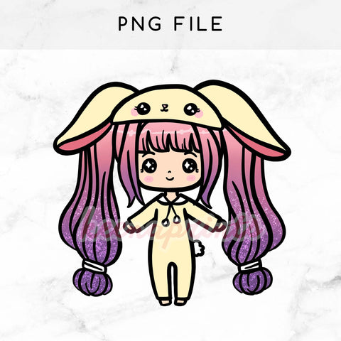 GRYFFINDOR WIZARD KEENACHI PRE-MADE CHIBI PRINTABLE CLIP ART