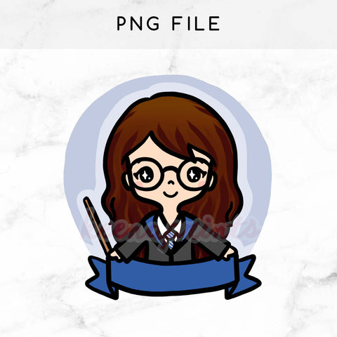 GRYFFINDOR WIZARD KEENACHI PRE-MADE CHIBI PRINTABLE CLIP ART