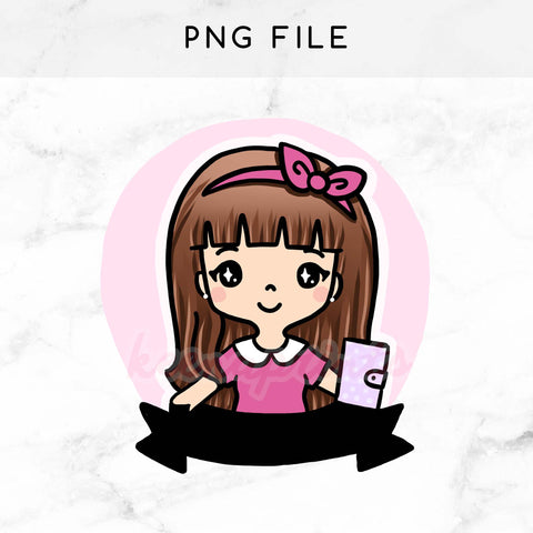 GRYFFINDOR WIZARD KEENACHI PRE-MADE CHIBI PRINTABLE CLIP ART