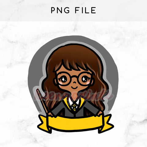 GRYFFINDOR WIZARD KEENACHI PRE-MADE CHIBI PRINTABLE CLIP ART