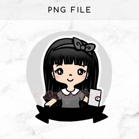 GRYFFINDOR WIZARD KEENACHI PRE-MADE CHIBI PRINTABLE CLIP ART