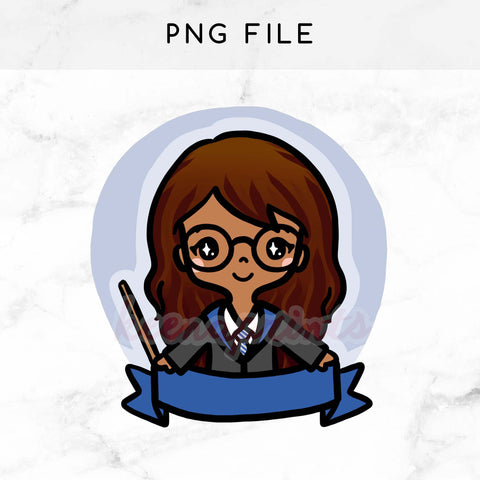 GRYFFINDOR WIZARD KEENACHI PRE-MADE CHIBI PRINTABLE CLIP ART
