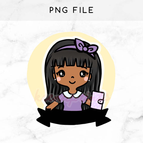 GRYFFINDOR WIZARD KEENACHI PRE-MADE CHIBI PRINTABLE CLIP ART