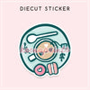 TEA TIME DIECUT STICKER - DC017 - KeenaPrints planner stickers bullet journal diary sticker emoji stationery kawaii cute creative planner