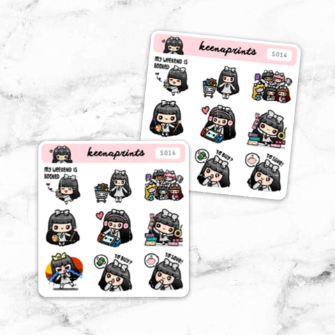 LOLA SAMPLER 19 CLEAR STICKERS - T045
