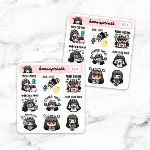 LOLA SAMPLER 19 CLEAR STICKERS - T045