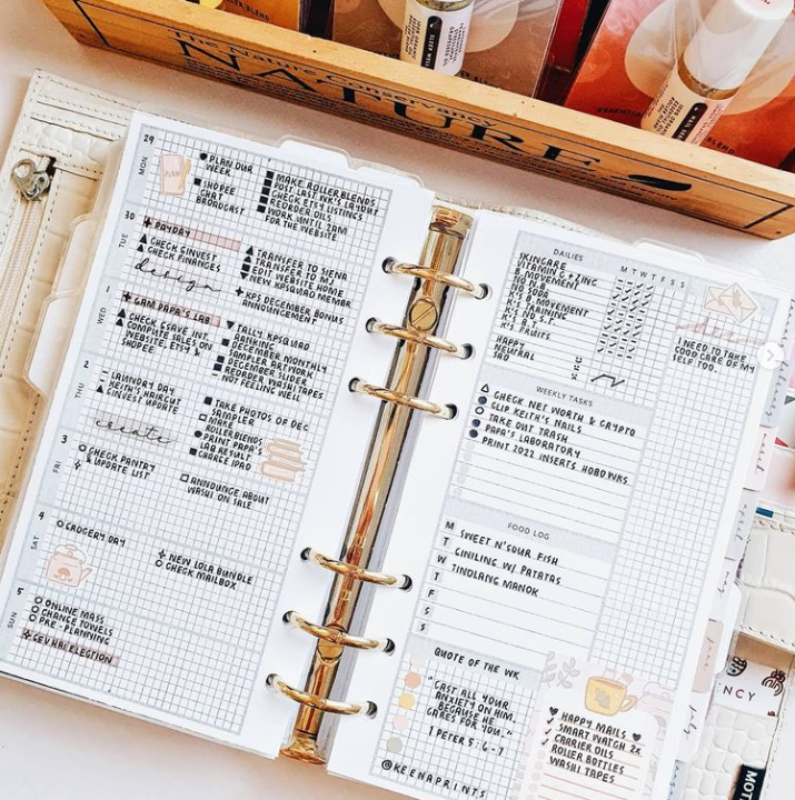 PP028 | HOBONICHI WEEKS V2 INSPIRED PLANNER PRINTABLE INSERT