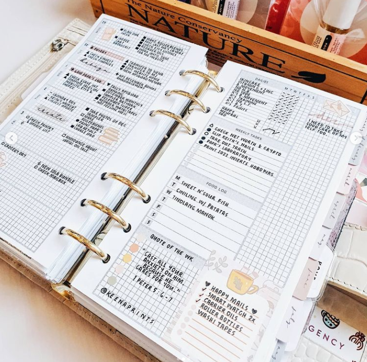 PP028 | HOBONICHI WEEKS V2 INSPIRED PLANNER PRINTABLE INSERT