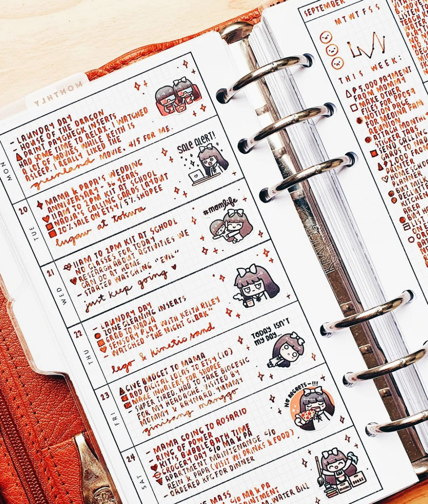 PP059 | HOBONICHI WEEKS INSPIRED V3 PLANNER PRINTABLE INSERT