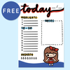 FOURTH OF JULY PLANNER FREE PRINTABLE [A5 SIZE] - KeenaPrints planner stickers bullet journal diary sticker emoji stationery kawaii cute creative planner