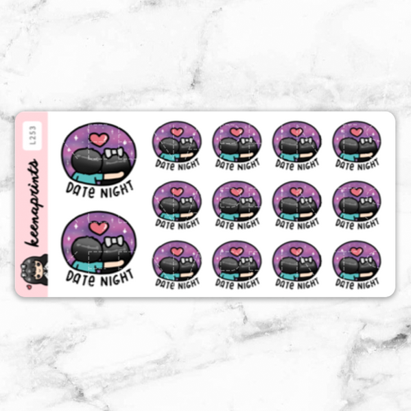 Purple And Pinks Internet Aesthetic Stickers For Planners/Journals