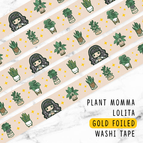 STRAWBERRY DECO LOLITA GOLD FOILED WASHI TAPE - WT066 - 15mm