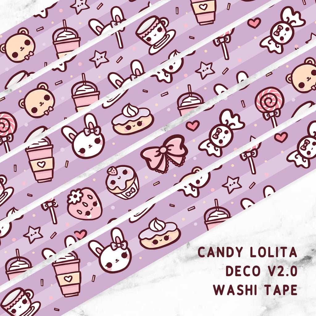 CANDY LOLITA DECO WASHI TAPE - 15mm