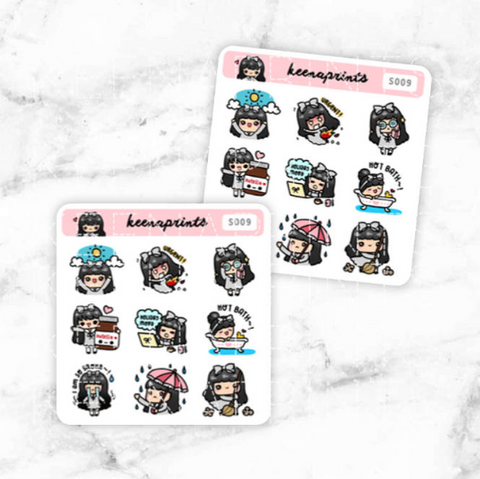LOLA SAMPLER 19 CLEAR STICKERS - T045