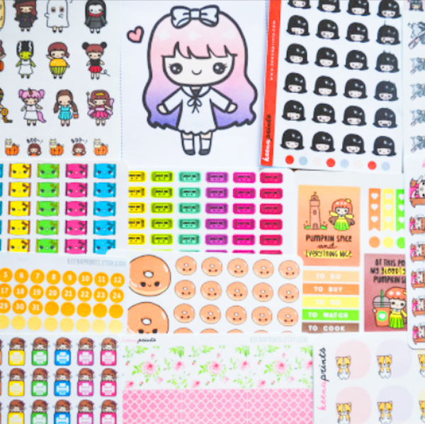 First online shopping experience: KeenaPrints stickers at Shopee
