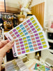 CREDIT CARD PLANNER STICKER | A008