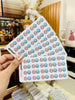 CONTACT LENS CASE PLANNER STICKER | A019
