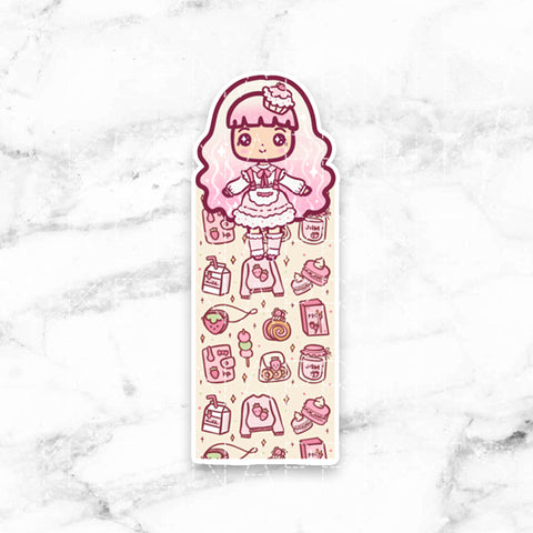 FALL PLANNER GIRL DECO CLEAR STICKERS - RE007