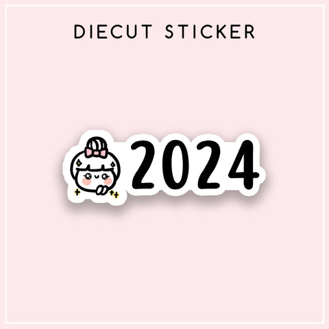 2024 STATIONERY HOLIDAY STICKERS CLEAR STICKERS FUNCTIONAL | T218