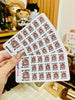 NO COFFEE NO TALKIE KEENACHI PLANNER STICKER | A831