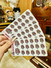 BOOK NERD LALA PLANNER STICKER | L068