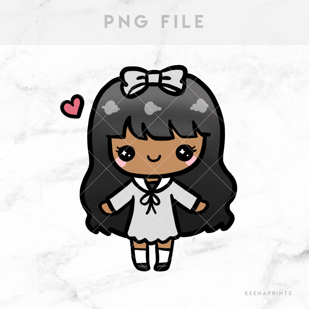 CHIBI STICKERS & CLIP ART | KEENA GIRLS