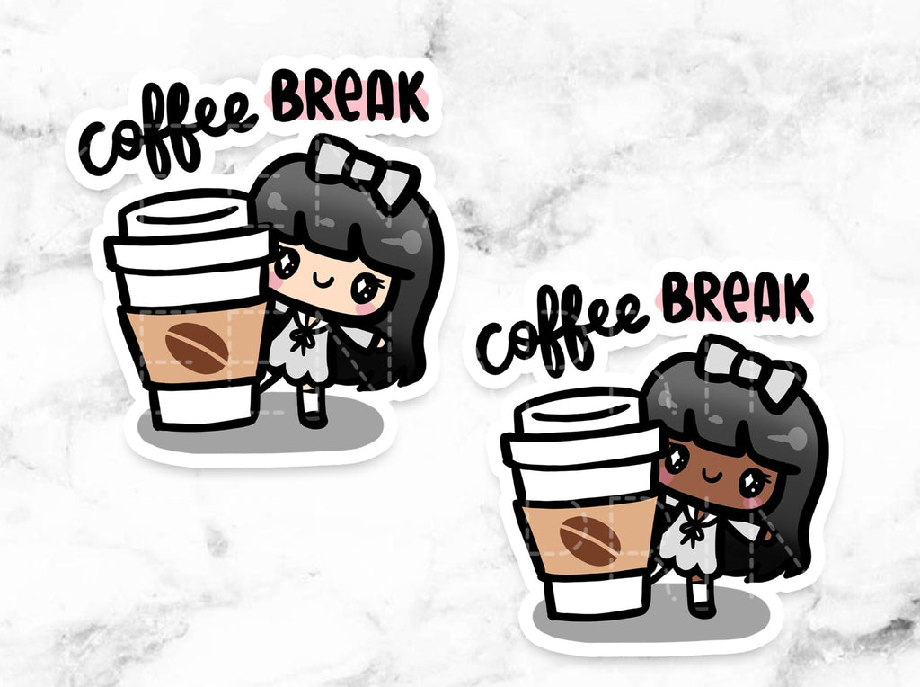 COFFEE BREAK STICKERS & CLIP ART | KEENA GIRLS