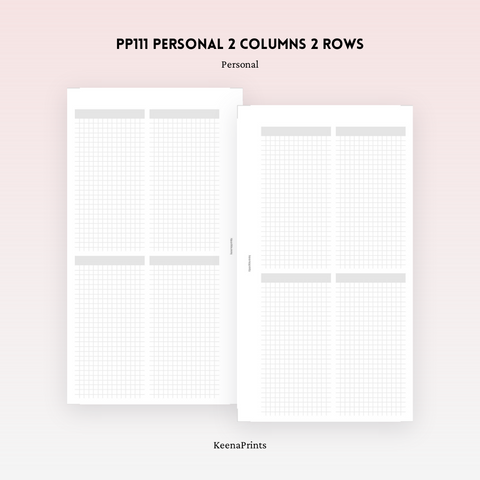 PP095 | MONTHLY, WEEKLY AND DAILY TRACKER PLANNER PRINTABLE INSERT