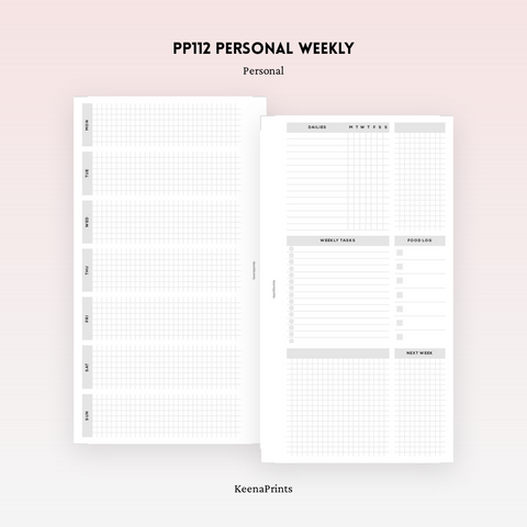 WINTER DAILY PLANNER FREE PRINTABLE [PERSONAL RINGS]
