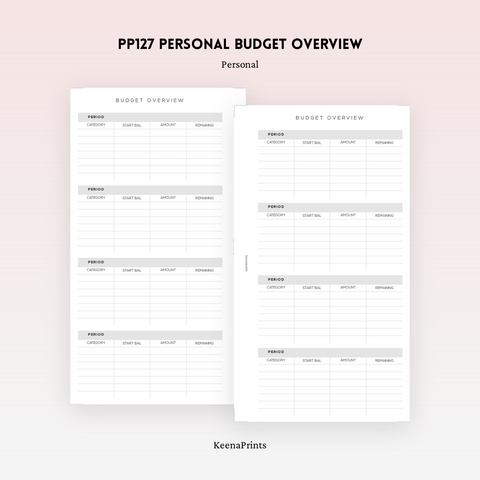 PP106 | COUPON CODES PLANNER PRINTABLE INSERT