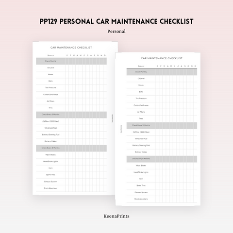 PP117 | YEARLY GOALS PLANNER PRINTABLE INSERT