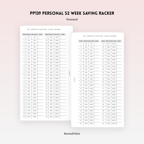 PP095 | MONTHLY, WEEKLY AND DAILY TRACKER PLANNER PRINTABLE INSERT