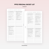 PP192 | ULTIMATE BUCKET LIST PLANNER PRINTABLE INSERT