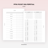 PP196 | 2026 PERPETUAL CALENDAR PLANNER PRINTABLE INSERT