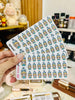 KEENARI SICK PLANNER STICKER | A102