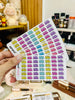 SCHOOL BUS PLANNER STICKER | A103