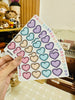 HEART BLANKS PLANNER STICKER | A270