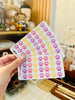 PAW PRINT PLANNER STICKER | A134