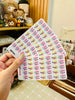 BOOKS PLANNER STICKER | A162