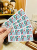 TEAL MERMAID LABEL PLANNER STICKER | A191
